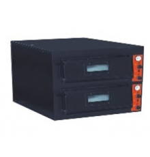 Піч для піци (Двокамерна) | Професійна, 8 піц Ø 30 см, 500°C, 9.6 кВт, 380 В | BU Horeca