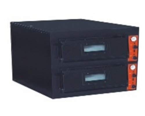 Піч для піци (Двокамерна) | Професійна, 8 піц Ø 30 см, 500°C, 9.6 кВт, 380 В | BU Horeca