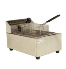 Фритюрниця електрична (настільна) | Професійна, 8 л, 260°C, 2.5 кВт, 220 В | BU Horeca