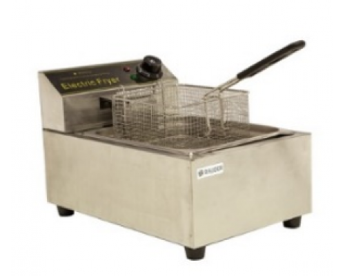 Фритюрниця електрична (настільна) | Професійна, 8 л, 260°C, 2.5 кВт, 220 В | BU Horeca
