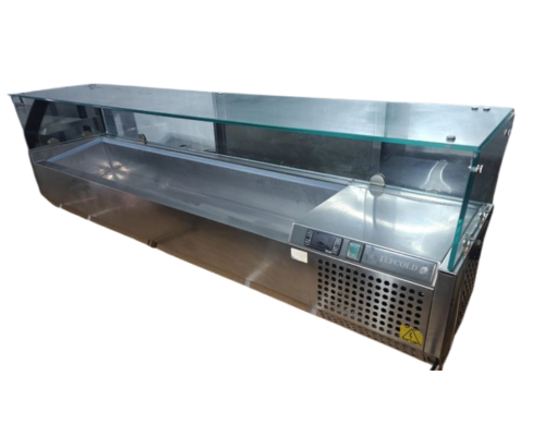 Купити б/в вітрину для топінгу Tefcold VK33-150-I (6 гастроємностей) недорого в Україні | BU HORECA