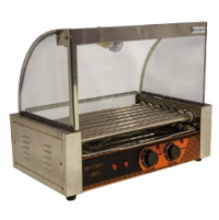 Гриль роликовий зі склом | Професійний, 7 роликів, 460 мм, 300°C, 1.1 кВт | BU Horeca