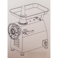 М'ясорубка електрична Enterprise | Професійна, 250 кг/год, 0.85 кВт, з реверсом | BU Horeca