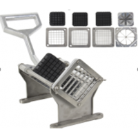 Апарат для нарізки картоплі (Чіпси/Фрі) | Професійний, 4 комплекти ножів, 7/10/14 мм, нержавіюча сталь | BU Horeca