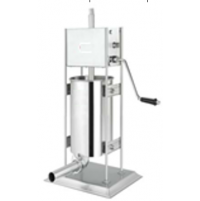 Шприц ковбасний ручний (Вертикальний) | Професійний, 10 л, 2 швидкості, 4 насадки, нержавіюча сталь | BU Horeca