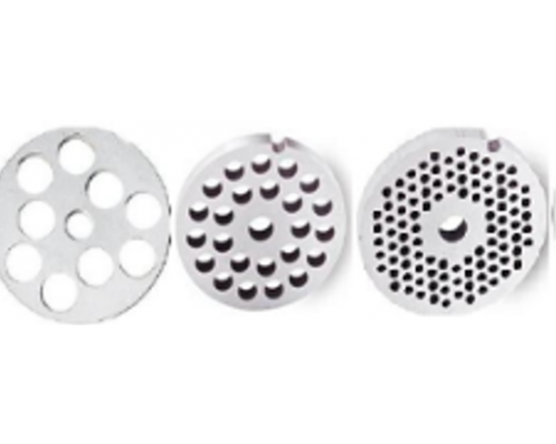 Решітка для м'ясорубки TK-5 HUBLESS (6 мм) | Професійна, Ø 51 мм, 2 рівні сторони | BU Horeca