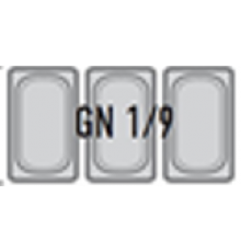 Гастроємність GN 1/9 (175х108 мм, H=65) | Професійна, Inoxtech | BU Horeca