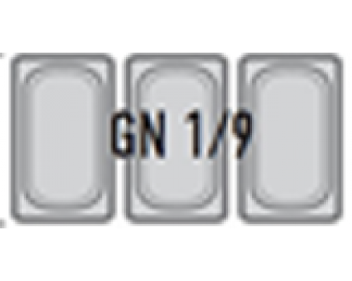 Гастроємність GN 1/9 (175х108 мм, H=65) | Професійна, Inoxtech | BU Horeca