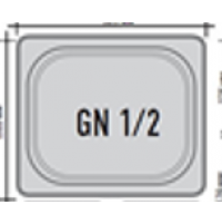 Кришка для гастроємності GN 1/2 (LID)