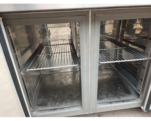 Холодильний стіл Tecnodom TF02EKOGN на 2 двері | Професійний стіл-холодильник 310 л | BU Horeca