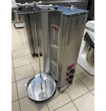 Апарат для шаурми газовий Remta D06Z на 3 конфорки | Вертикальний гриль на 30 кг | BU Horeca