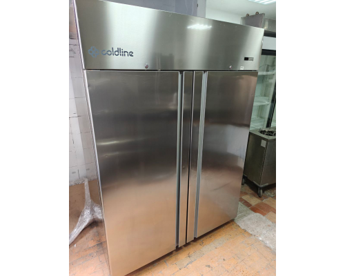 Шафа морозильна 2 двері нерж Coldline A140/2BES  | Професійна, -18°...-22°C, нержавіюча сталь | BU HORECA