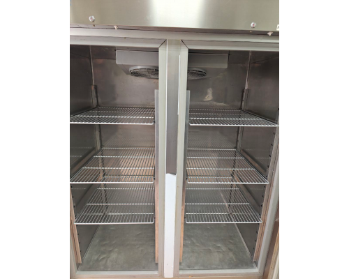 Шафа морозильна 2 двері нерж Coldline A140/2BES  | Професійна, -18°...-22°C, нержавіюча сталь | BU HORECA