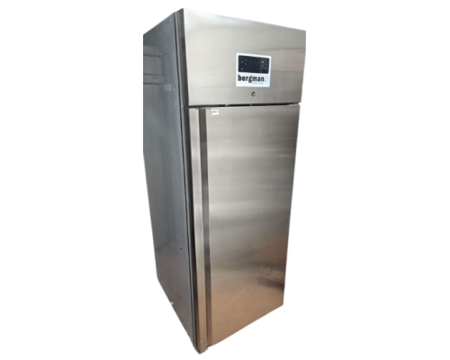 Шафа холодильна 1 двері нерж Bergman GNH650TN  | Професійна, +2°...+8°C, нержавіюча сталь | BU HORECA
