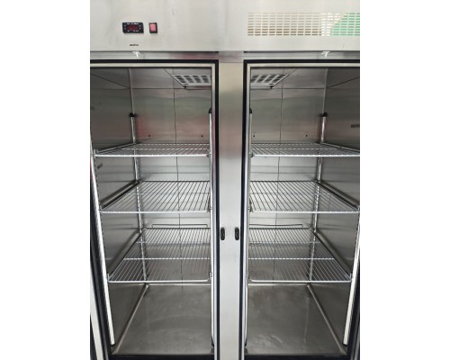 Шафа холодильна 2 двері нерж Foster Prog1350H | Професійна, +1°...+4°C, нержавіюча сталь | BU HORECA