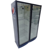 Шафа холодильна 2 двері скло Frigoglass s 514 БУ