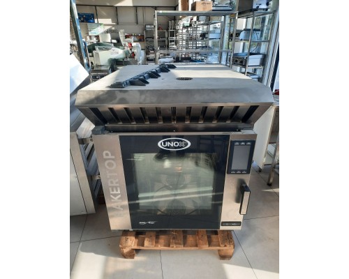 Пароконвектомат пекарський UNOX XEBC 06EU EPR  | Професійний універсальний (GN 1/1, 600x400), нержавіюча сталь | BU HORECA