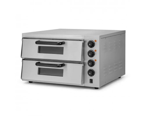Піч для піци  HURAKAN HKN-MD11, 2 РІВНЯ| Професійна, -2°...+8°C, нержавіюча сталь | BU HORECA