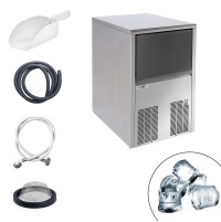 Льодогенератор GGM Gastro SKU EWI33N кубикового льоду - Циліндр - 41 кг/24 год -з бункером для льоду