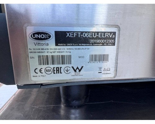 Пароконвектомат Unox XEFT-06EU-ELRV