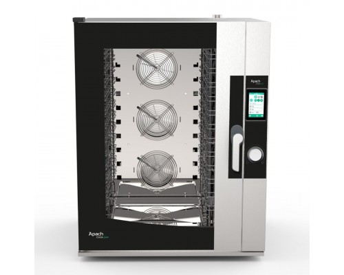 Пароконвектомат APACH AP10QT | Сенсорна піч на 10 рівнів 600х400 та GN 1/1 | BU Horeca