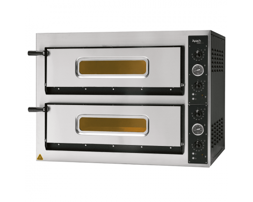 Піч для піци APACH AML44X (Висока) | Двоярусна, 8 піц, 36 см, 400В | BU HORECA