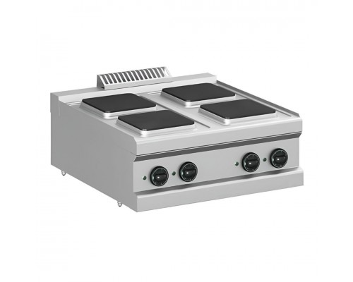 Плита електрична APACH APRE-77QT/PL | 4 конфорки, 10.4 кВт, 380В | BU HORECA