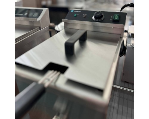 Фритюрниця індукційна HURAKAN HKN-FDI8D | 8 л, 3.5 кВт | Професійна | BU HORECA