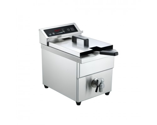 Фритюрниця індукційна HURAKAN HKN-FDI8T | 8 л, Сенсорне керування, 3.5 кВт | BU HORECA