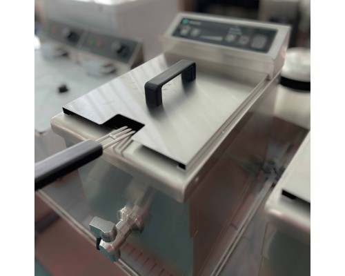 Фритюрниця індукційна HURAKAN HKN-FDI8T | 8 л, Сенсорне керування, 3.5 кВт | BU HORECA