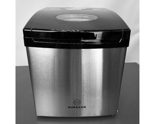 Льодогенератор HURAKAN HKN-IMF15 | 15 кг/доба, Кубиковий лід, Заливний | BU HORECA