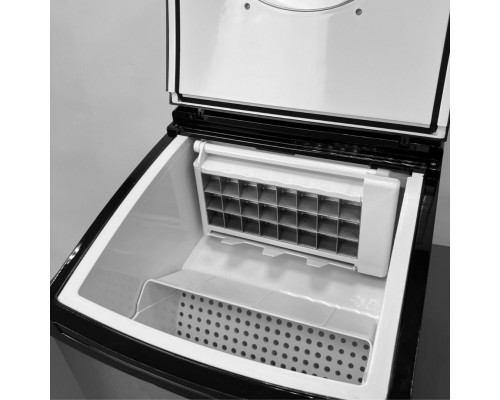 Льодогенератор HURAKAN HKN-IMF15 | 15 кг/доба, Кубиковий лід, Заливний | BU HORECA