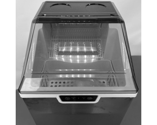 Льодогенератор HURAKAN HKN-IMF17 | 17 кг/доба, Пальчиковий лід, Заливний | BU HORECA