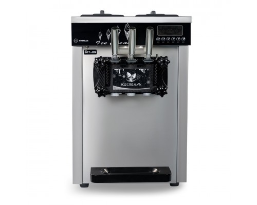 Фризер для морозива HURAKAN HKN-BQ22CT | 2 бункери, 3 дозатори, 25 л/год | BU HORECA