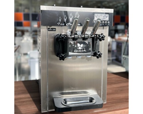 Фризер для морозива HURAKAN HKN-BQ22CT | 2 бункери, 3 дозатори, 25 л/год | BU HORECA