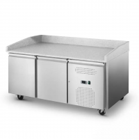 Стіл холодильний Hurakan HKN-GXPZ2GR для піци 2-дверний з гран. пов.