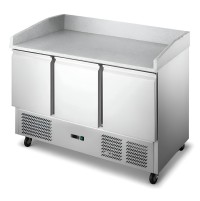 Стіл холодильний Hurakan HKN-GXPZ3GR для піци 3-дверний з гран. пов. нижн. агр.