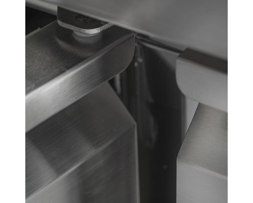 Стіл холодильний HURAKAN HKN-GXRC3GN | 3-дверний, 392 л | BU HORECA