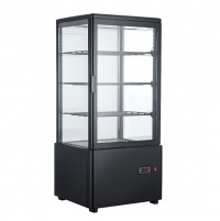 Витрина холодильная Hurakan HKN-UPD78B Black