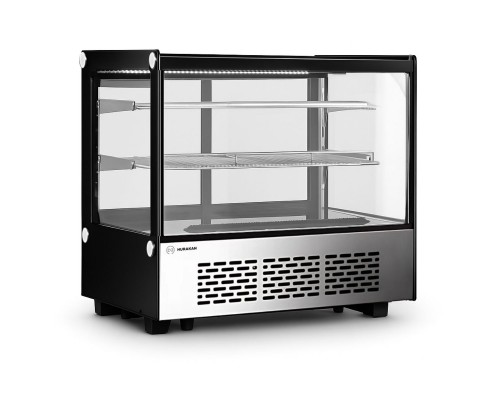 Вітрина холодильна HURAKAN HKN-LPD120S | 120 л, LED, Розсувні двері | BU HORECA