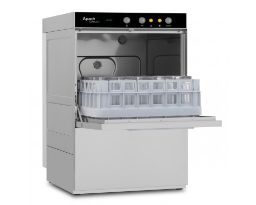 Посудомийна машина фронтальна APACH AF400 DDP | Дозатор, Дренажна помпа | BU HORECA