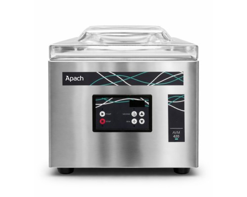 Вакуумний пакувальник APACH AVM 420 | 410 мм планка, 20 м³/год помпа, Інертний газ | BU HORECA