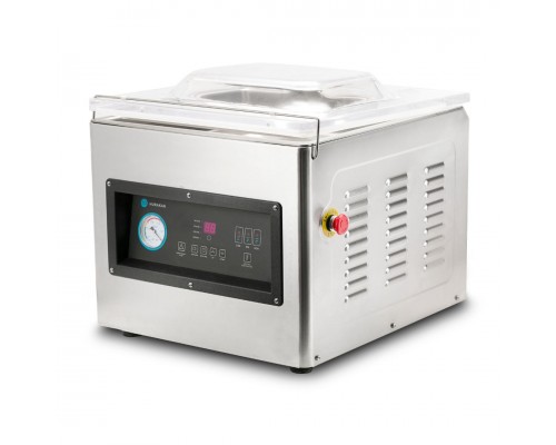 Вакуумний пакувальник HURAKAN HKN-VAC400 | 390 мм планка, 20 м³/год помпа | BU HORECA