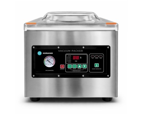 Вакуумний пакувальник HURAKAN HKN-VAC400E | 2 планки, 390 мм, 20 м³/год помпа | BU HORECA