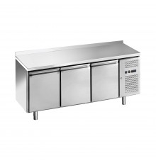 Стіл морозильний Hurakan HKN-GN32BTS 3-дверний з бортом