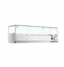 Холодильна вітрина-надставка Hurakan HKN-VRX1400/330S зі склом