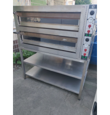 Печь для пиццы 2 уровня Cuppone TP635L/2CM с подставкой