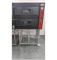 Печь для пиццы GGF 4+4 (2 уровня) - 8 пицц по 30 см | BU Horeca