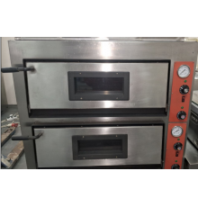 Б/в Піч для піци GGF 4+4 (2 рівня) - 8 піц по 30 см | BU Horeca