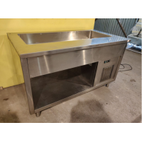 Линия раздачи AngeloPo SG4VR с холодильным мармитом б/у | BU Horeca